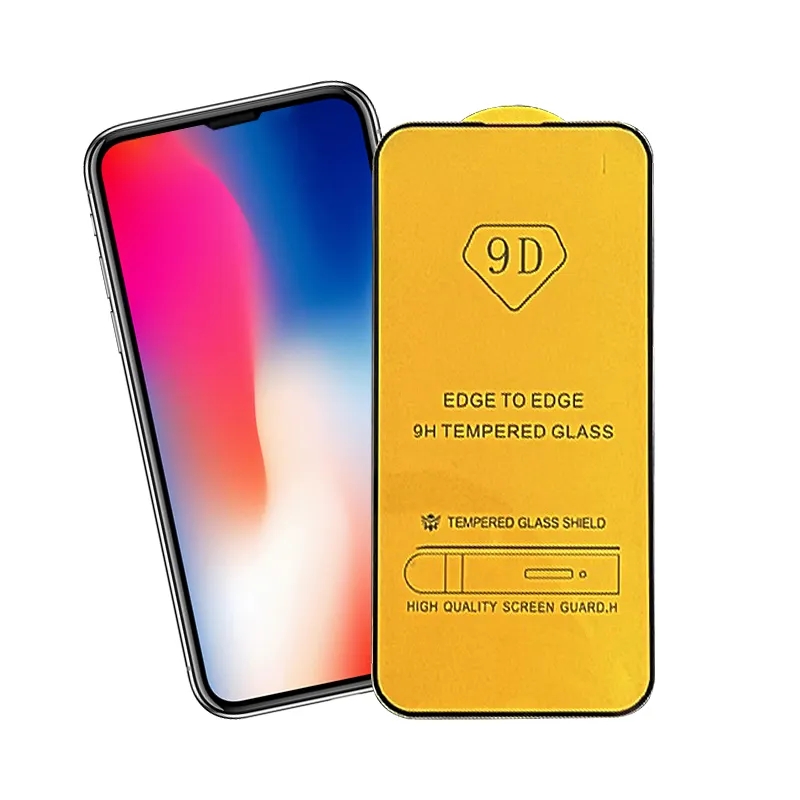 适用于所有手机型号的9h 2.5d钢化玻璃屏幕保护器9d屏幕保护器