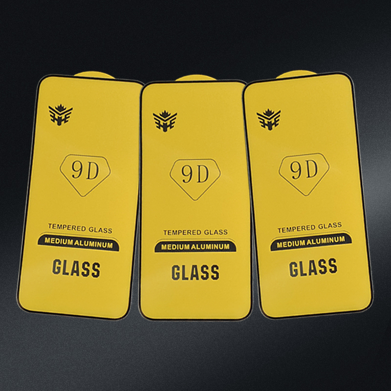 专业工厂为三星生产钢化玻璃手机屏幕保护器9d全屏保护器9d