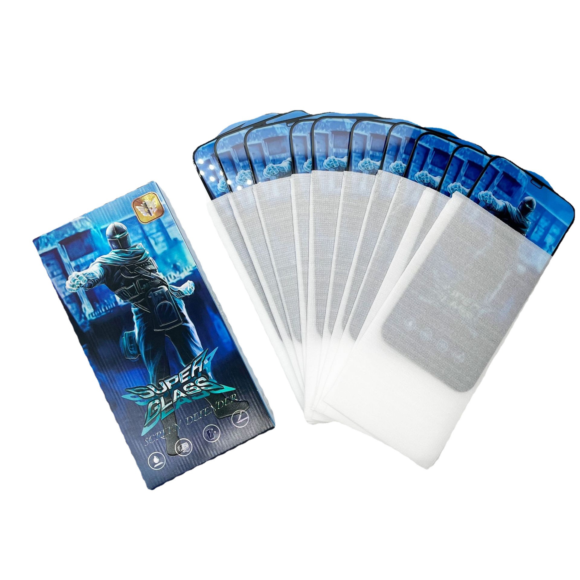 三星手机钢化膜全胶9h小米钢化膜