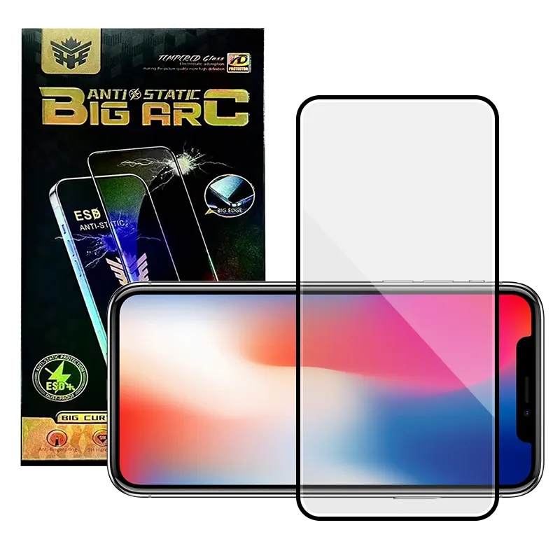 Iphone 15 14 12 13 Pro Max 11 Xr X Plus迷你玻璃屏幕保护手机薄膜防刮牢不可破钢化玻璃 